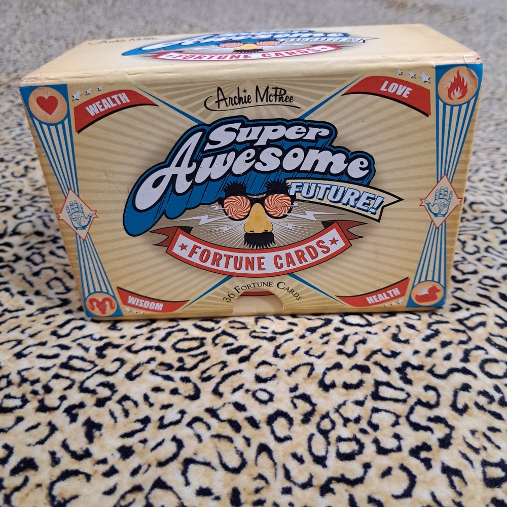 Super Awesome Future Fortune Cards - Cream